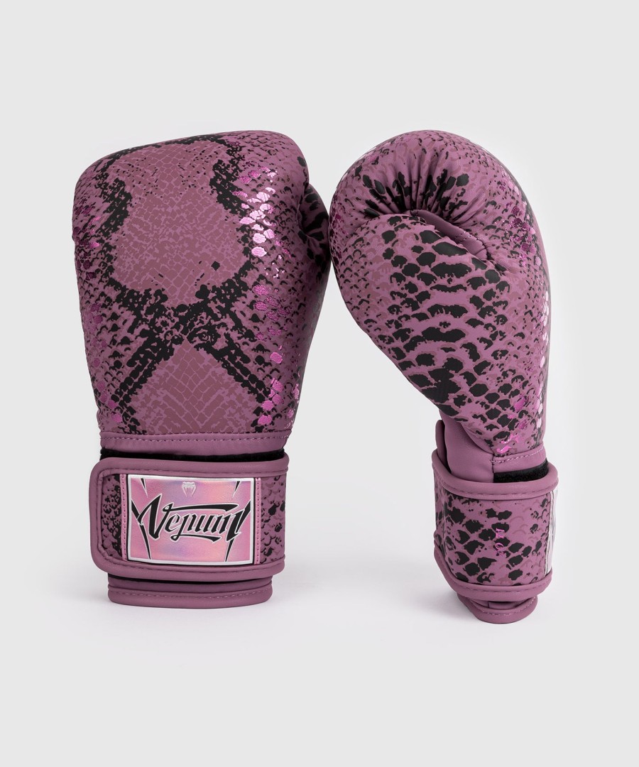 venum amazonia boxing gloves - purple