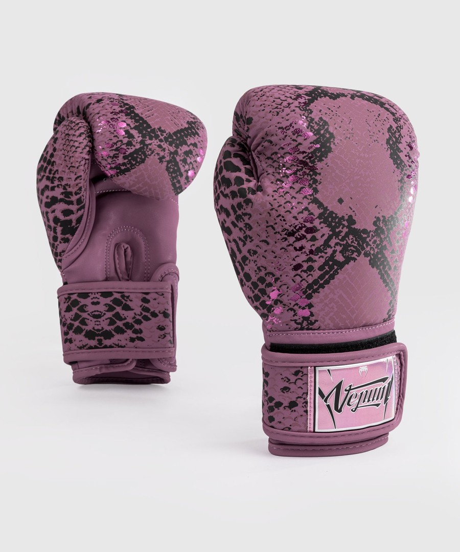 venum amazonia boxing gloves - purple