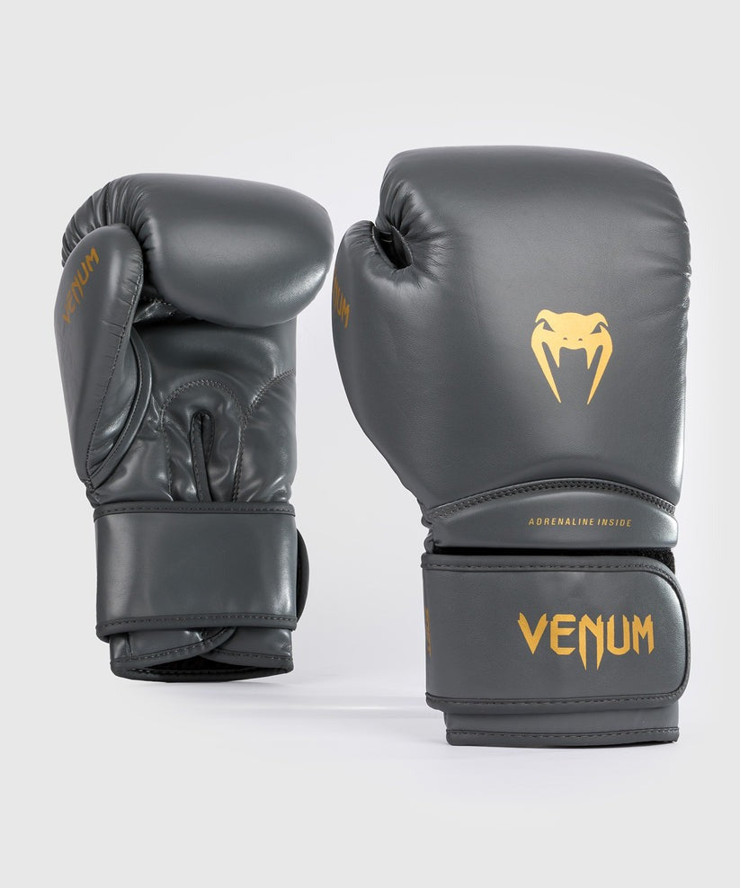 venum contender 1.5 boxing gloves - greygold
