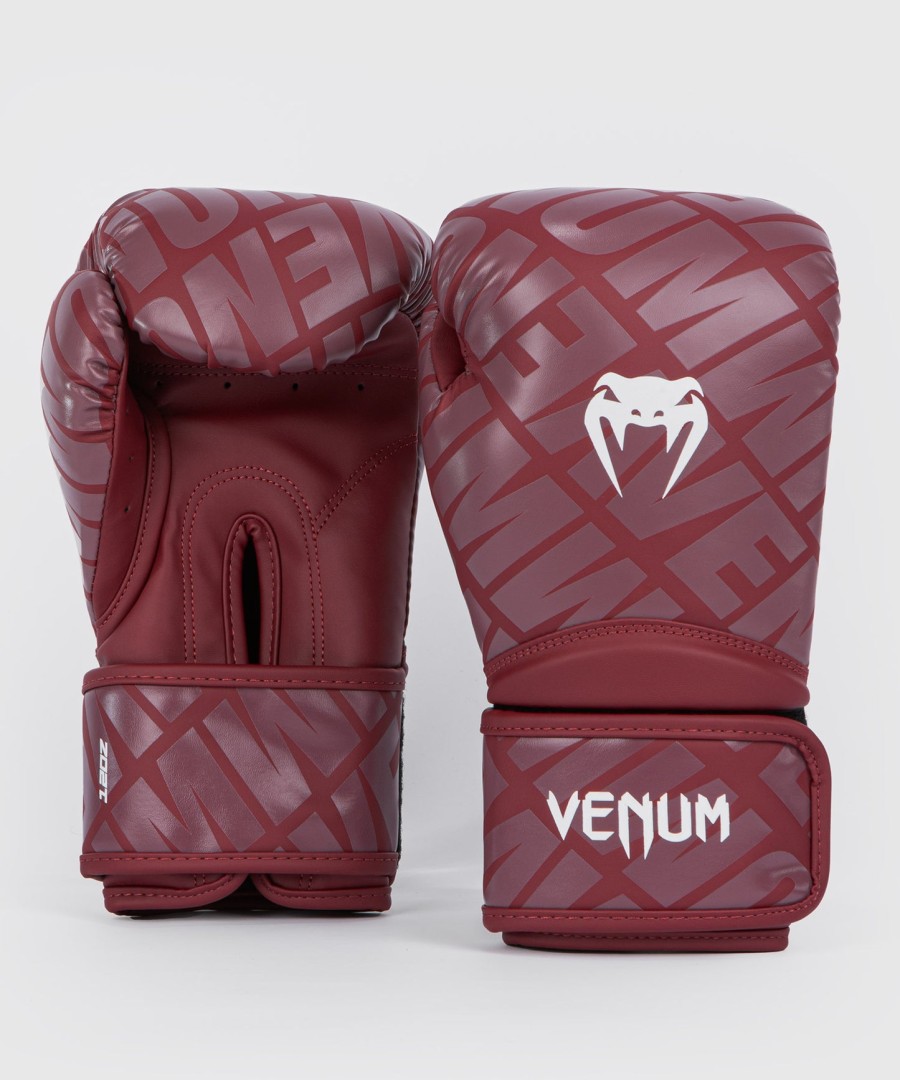 venum contender 1.5 xt boxing gloves burgundywhite