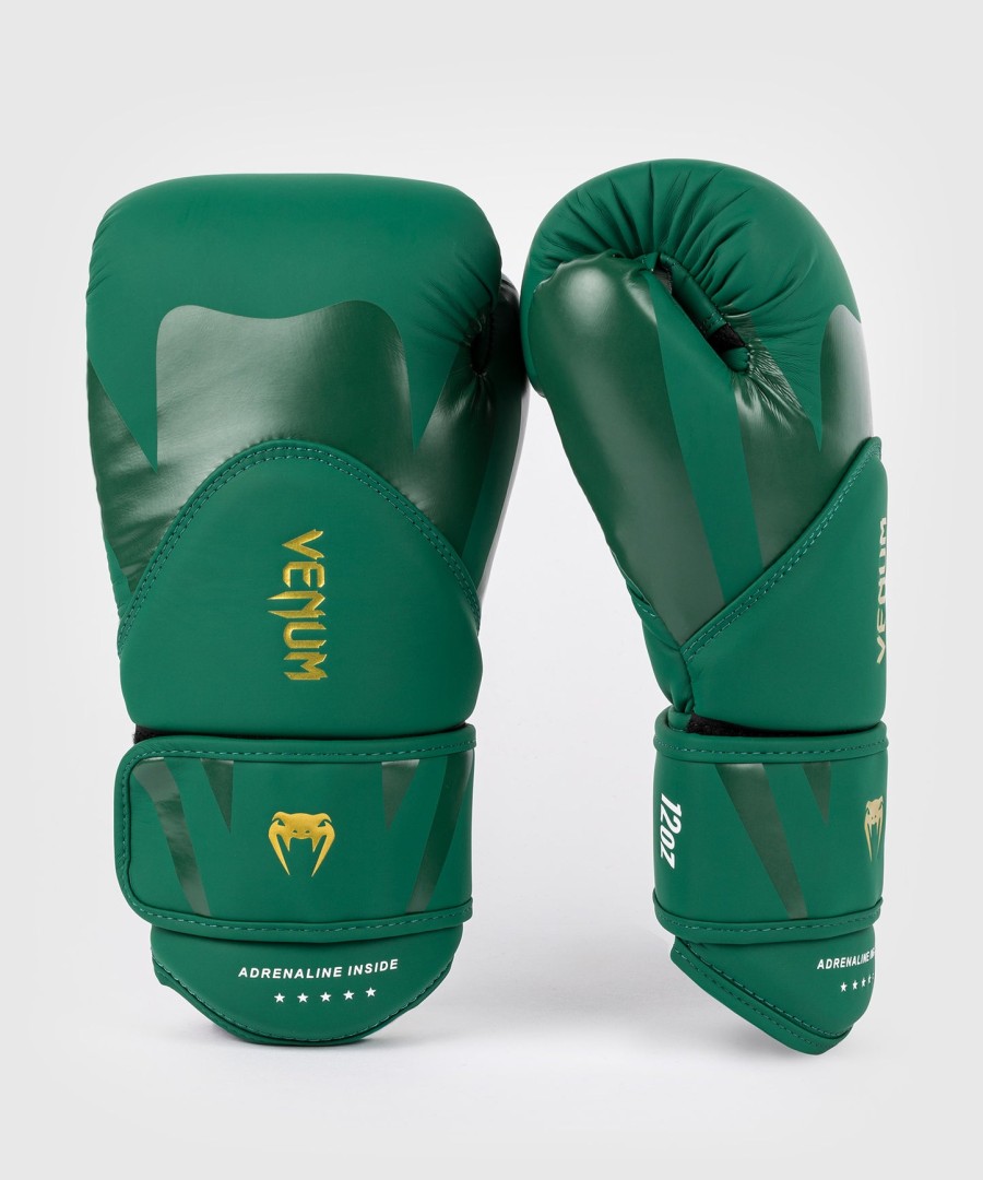 venum challenger 4.0 boxing gloves - army green
