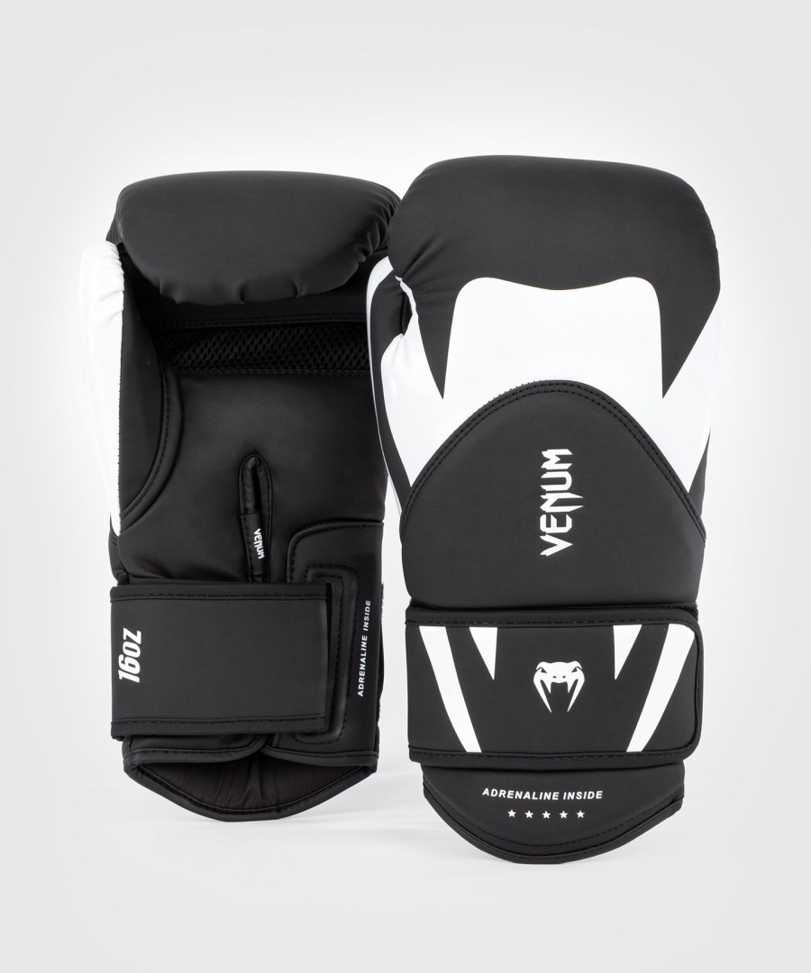 venum challenger 4.0 boxing gloves - blackwhite