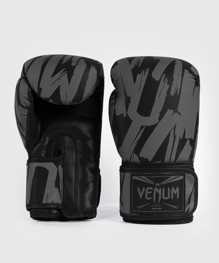 venum graffiti boxing gloves - urban charcoal