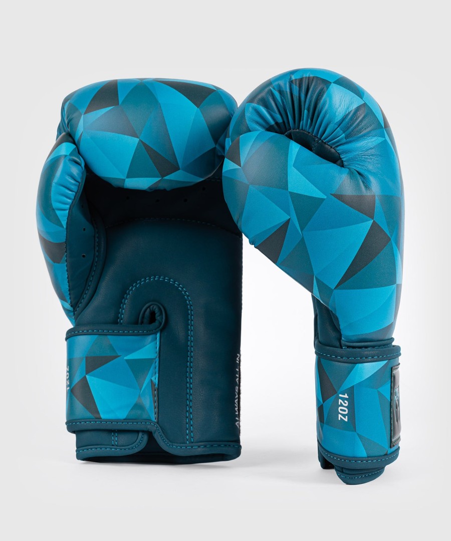 venum x demi boxing gloves - azur blue