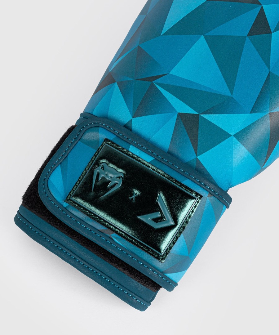 venum x demi boxing gloves - azur blue