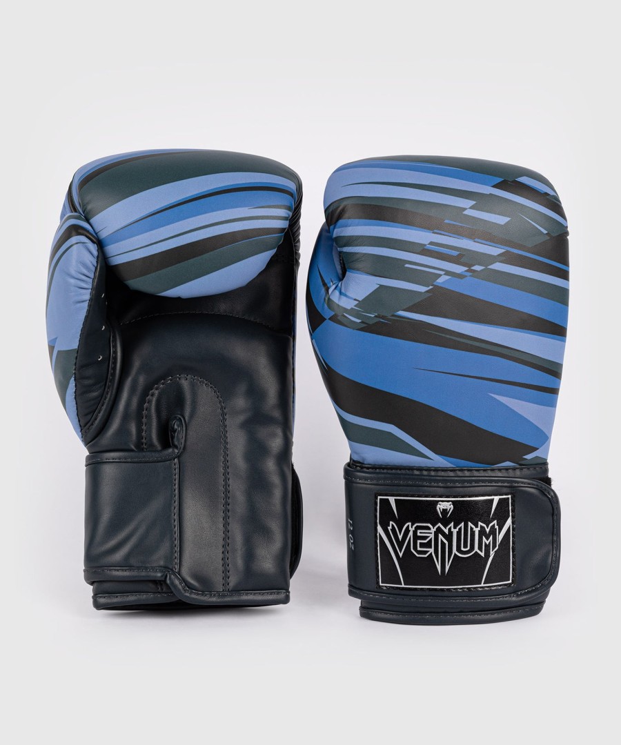 venum abyss boxing gloves - shadow blue