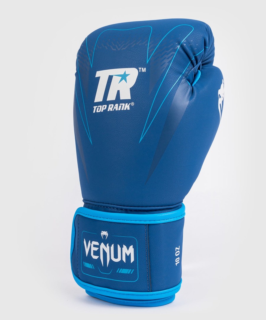 venum x top rank original impact boxing gloves - navy blue