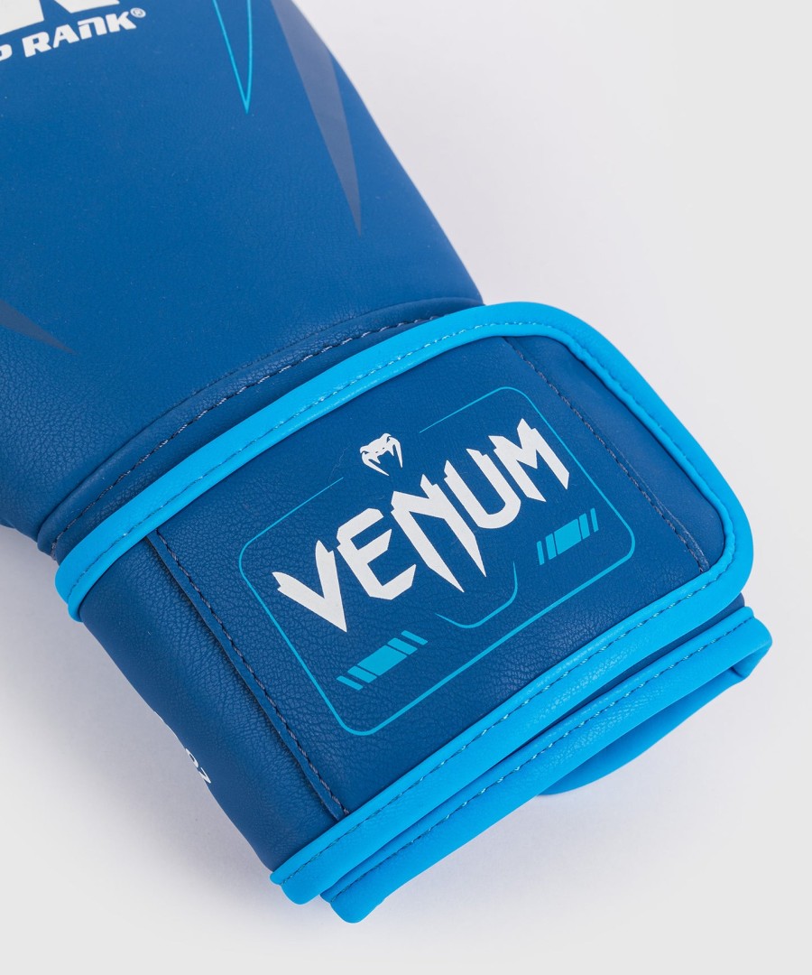 venum x top rank original impact boxing gloves - navy blue