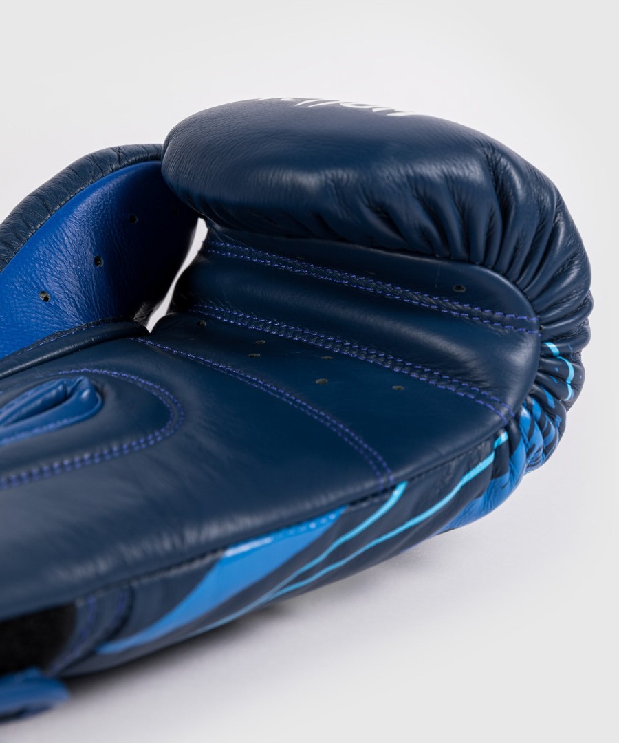 venum x top rank original hammer boxing gloves - navy blue