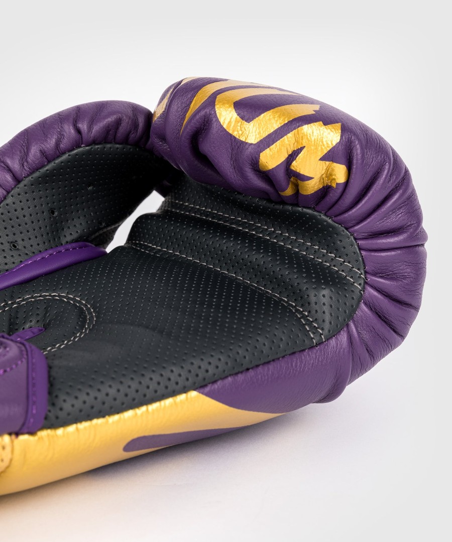venum reverso boxing gloves - dark purple gold
