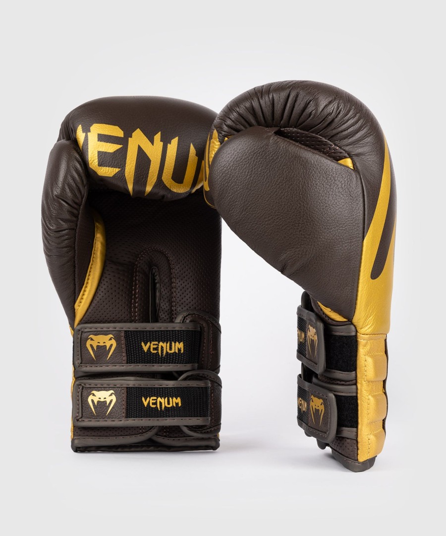 venum reverso boxing gloves - chocolate gold