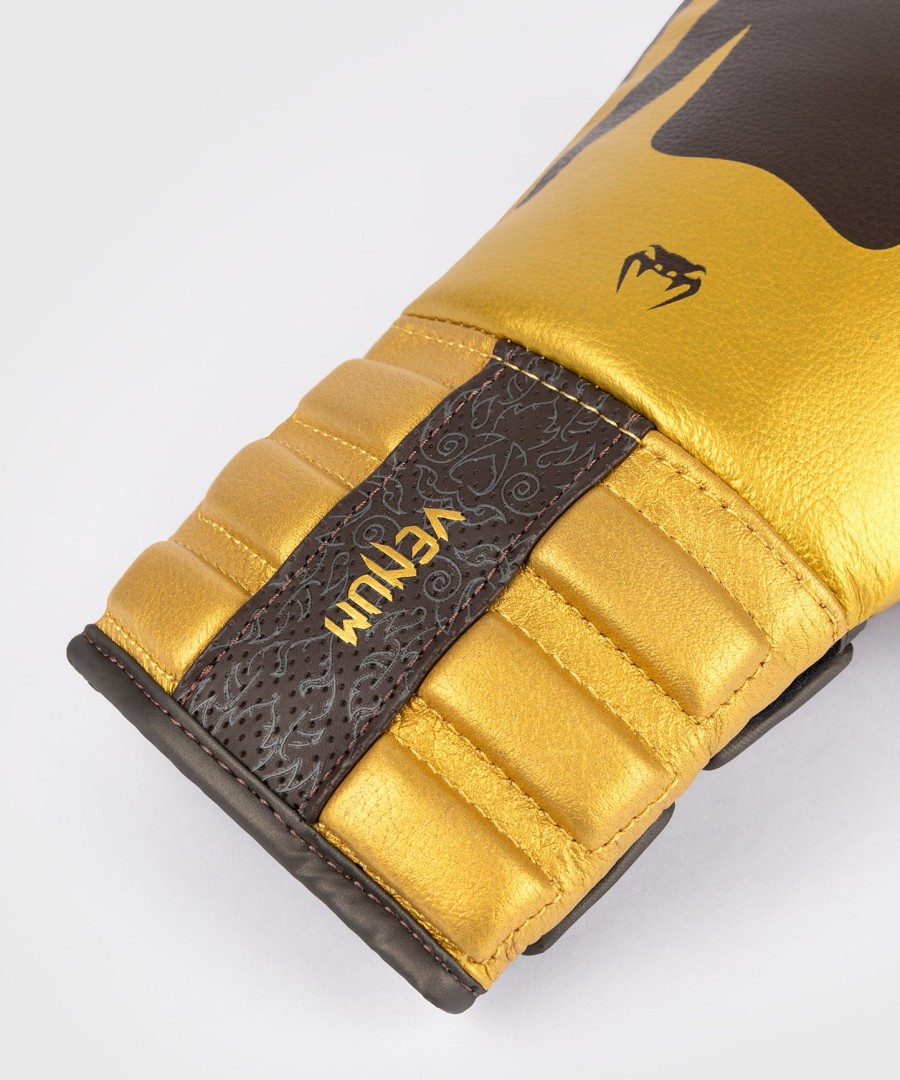 venum reverso boxing gloves - chocolate gold
