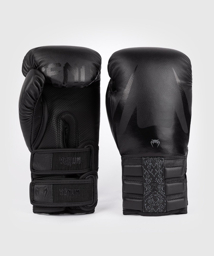 venum reverso boxing gloves - black black