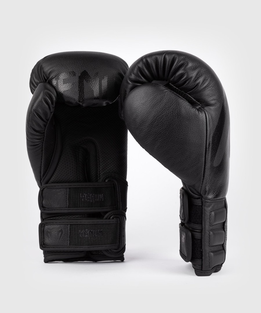 venum reverso boxing gloves - black black