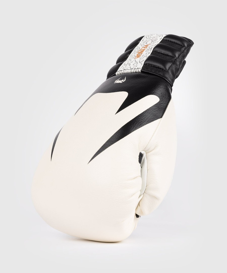 venum reverso boxing gloves - snow white black