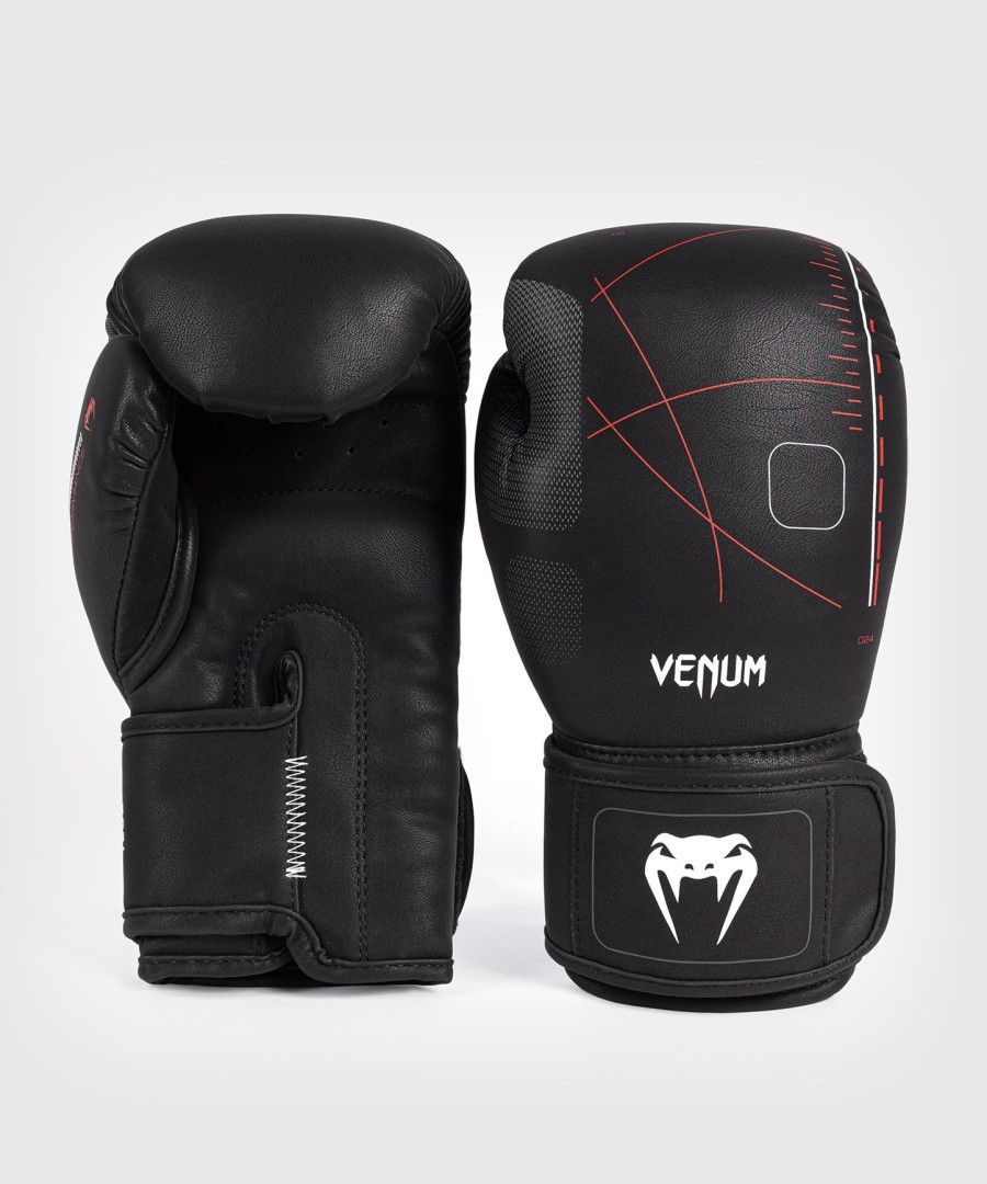 venum tactical xt boxing gloves - blackfire red