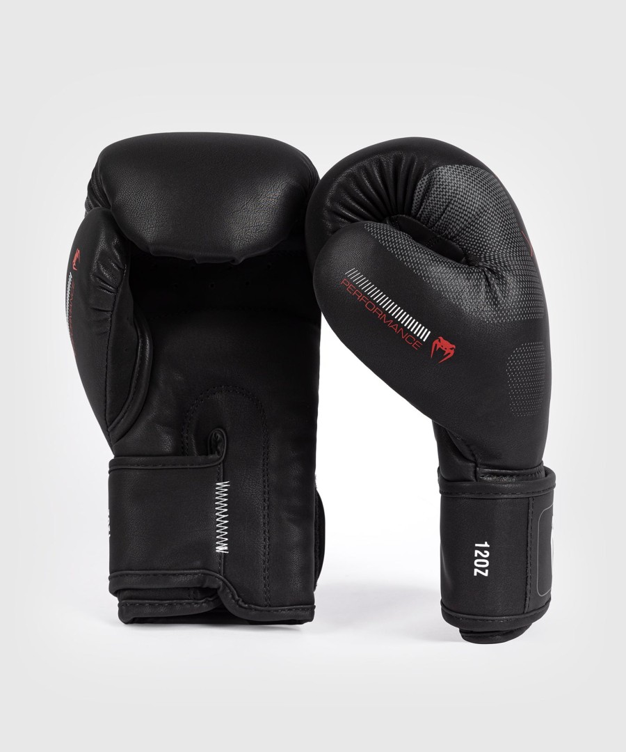 venum tactical xt boxing gloves - blackfire red