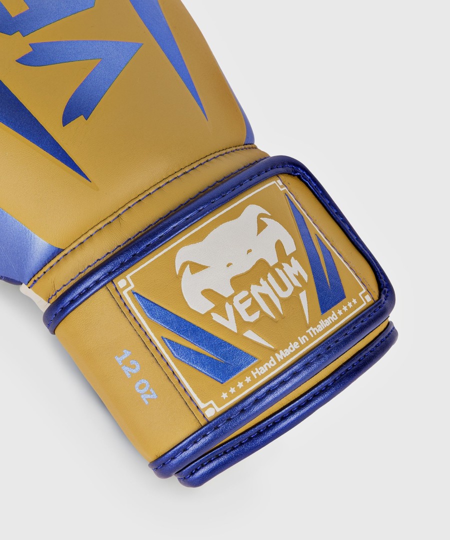 venum elite boxing gloves - camel - special edition