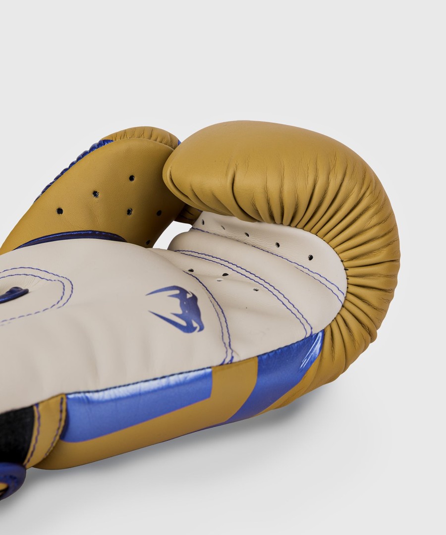 venum elite boxing gloves - camel - special edition