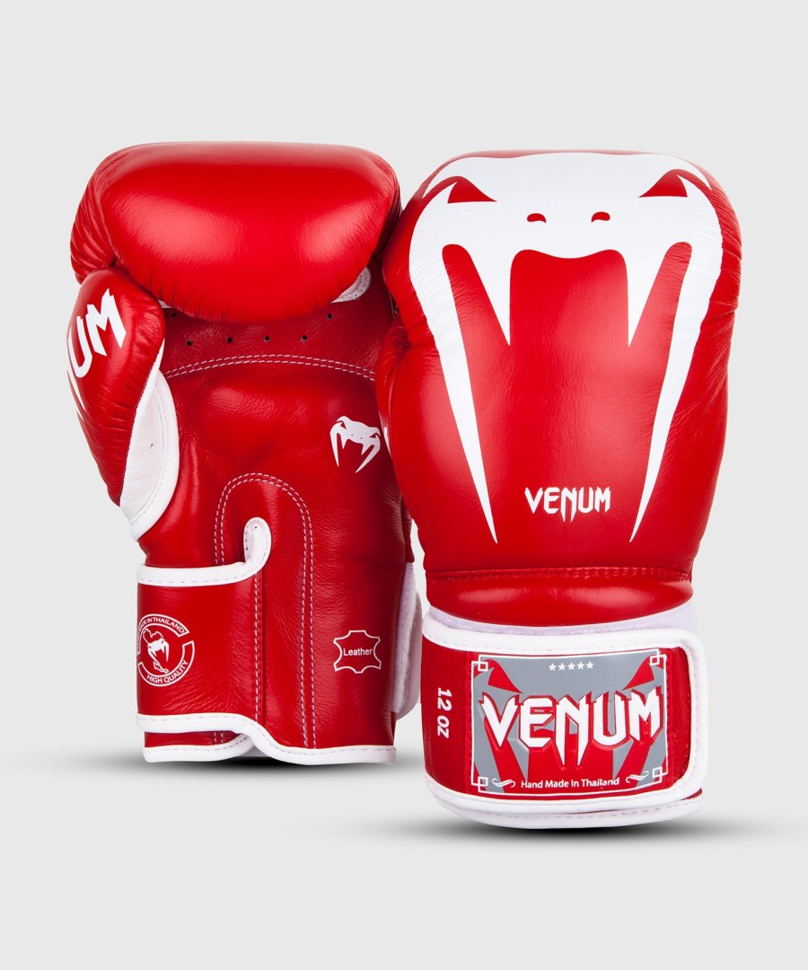 venum giant 3.0 boxing gloves - nappa leather - red