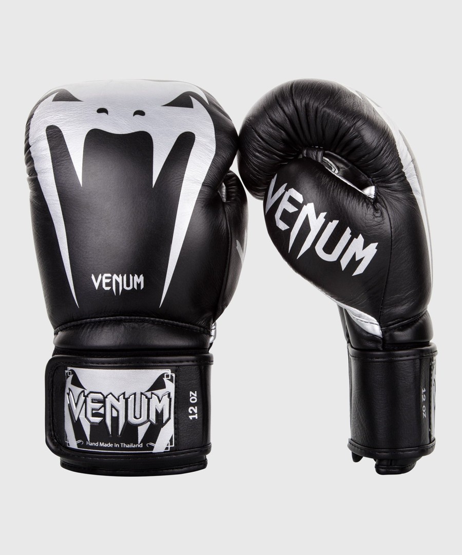 venum giant 3.0 boxing gloves - nappa leather - blacksilver