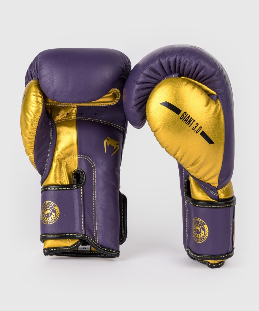 venum giant 3.0 boxing gloves - dark purplegold - special edition
