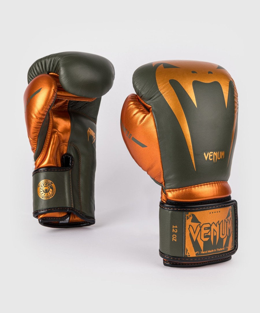 venum giant 3.0 boxing gloves - khakibronze - special edition