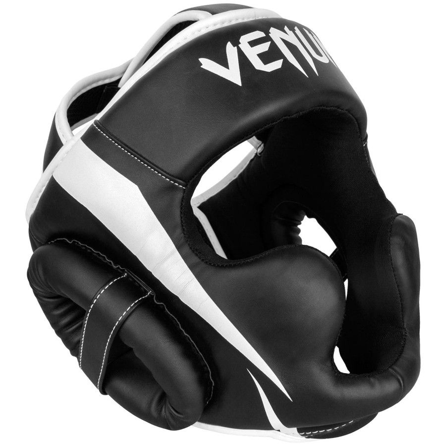 venum elite headgear - blackwhite