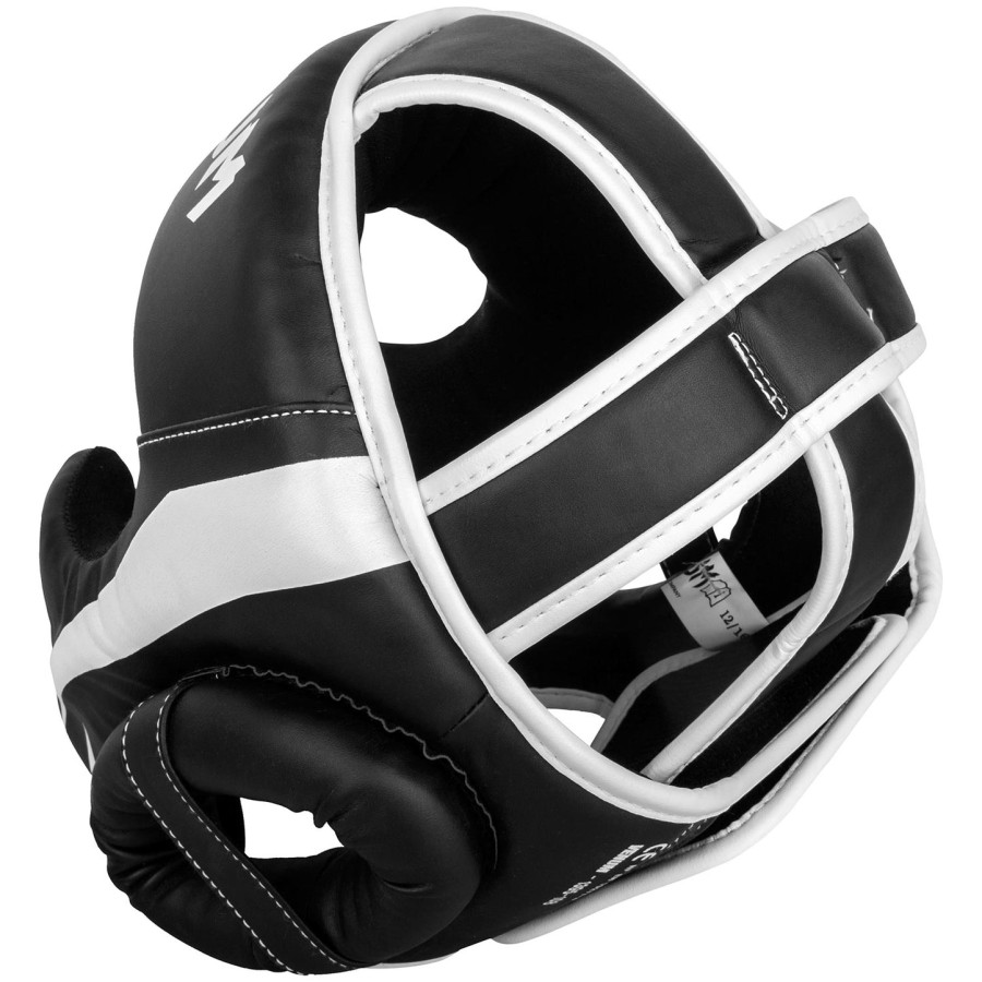 venum elite headgear - blackwhite