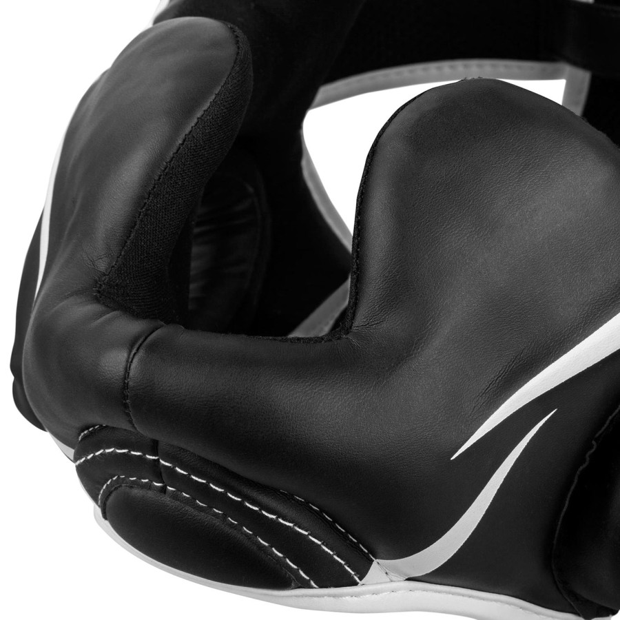 venum elite headgear - blackwhite