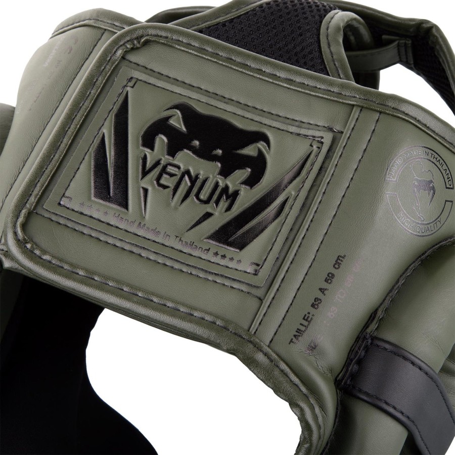 venum elite headgear - kakiblack