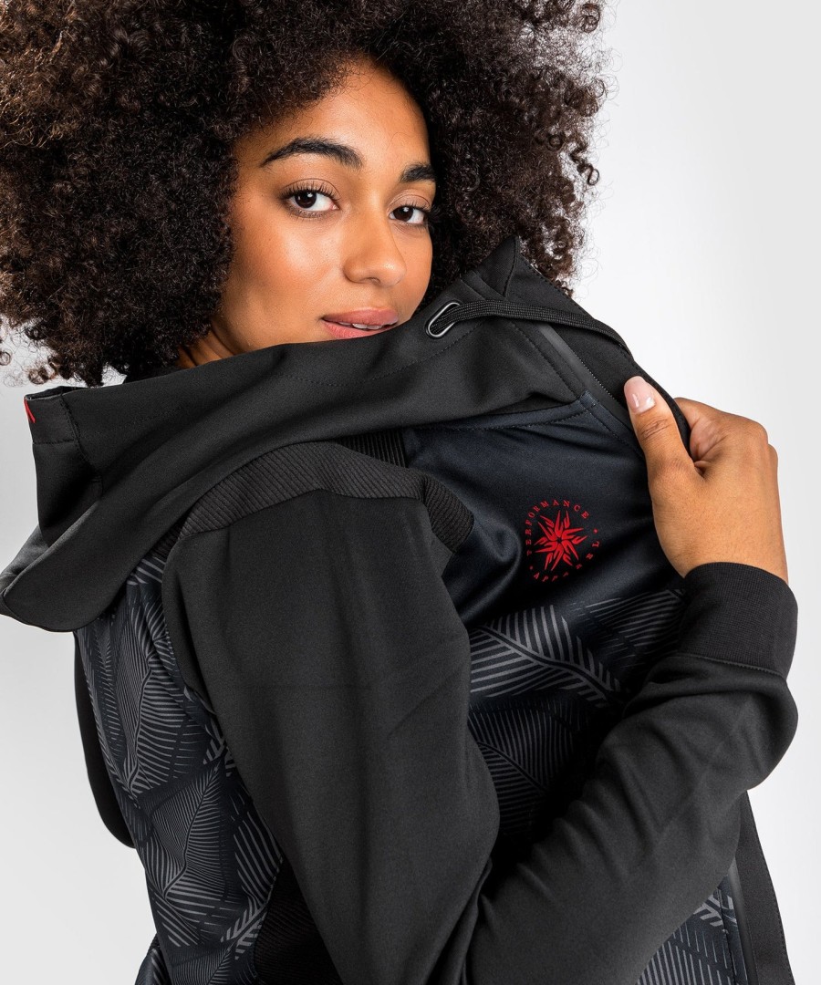 venum phantom hoody - for women - blackred