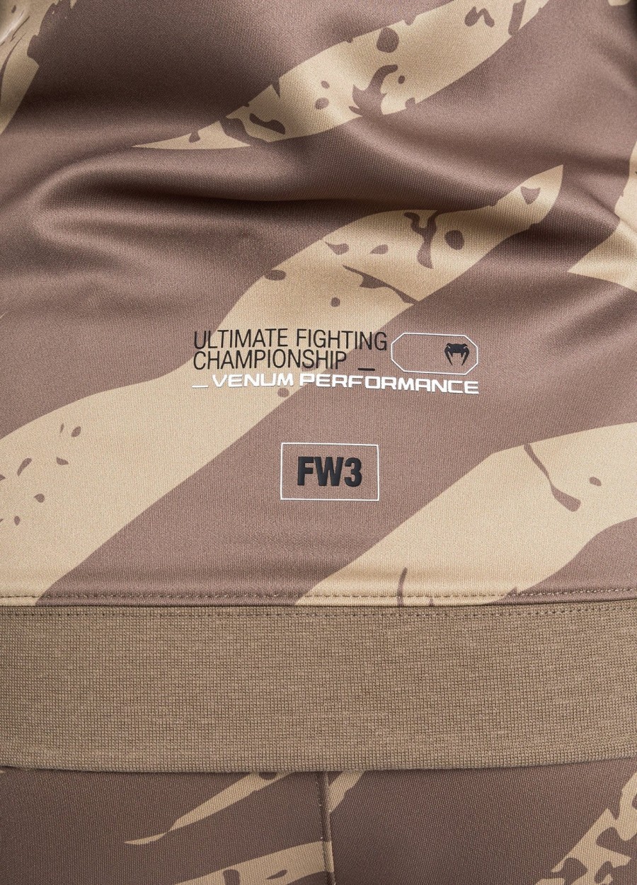 ufc adrenaline by venum fight week women zip hoodie - desert camo