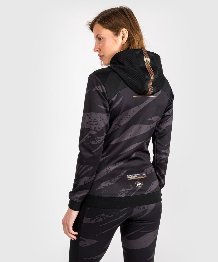 ufc adrenaline by venum fight week women zip hoodie - urban camo