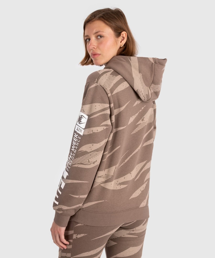 ufc adrenaline by venum fight week women pullover hoodie - desert camo