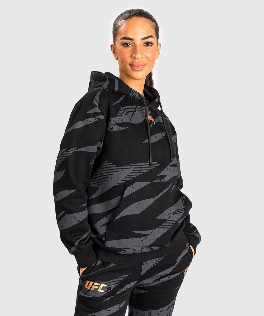 ufc adrenaline by venum fight week women pullover hoodie - urban camo