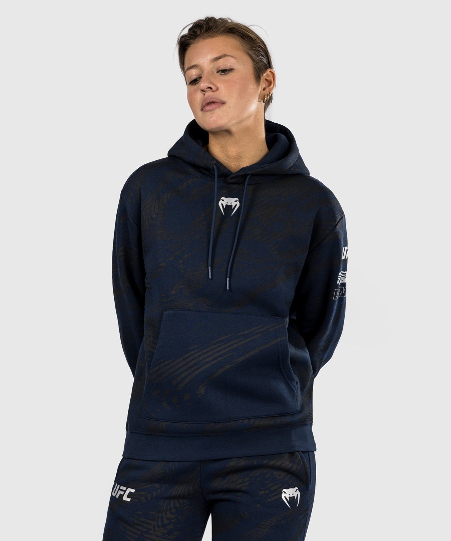 ufc fusion by venum fight week women pullover hoodie - oceanic blue