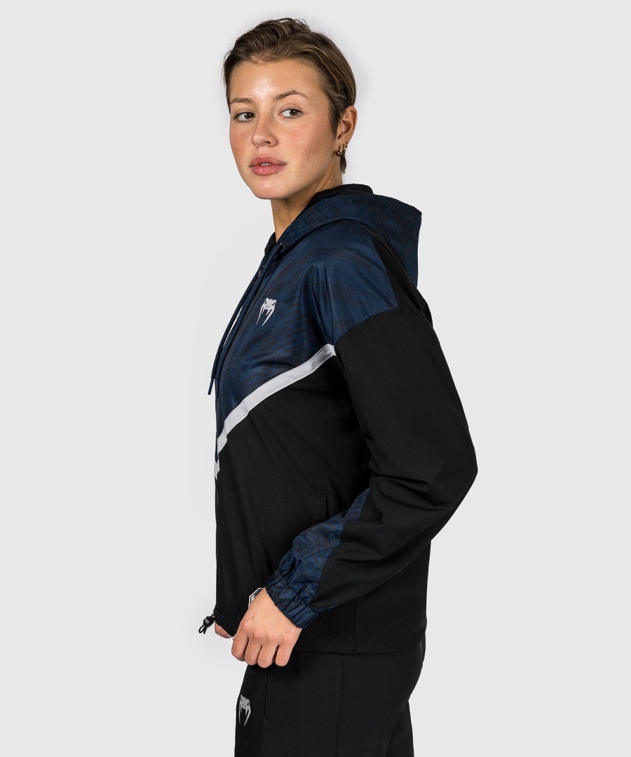 ufc fusion by venum fight week women zip hoodie - oceanic blue