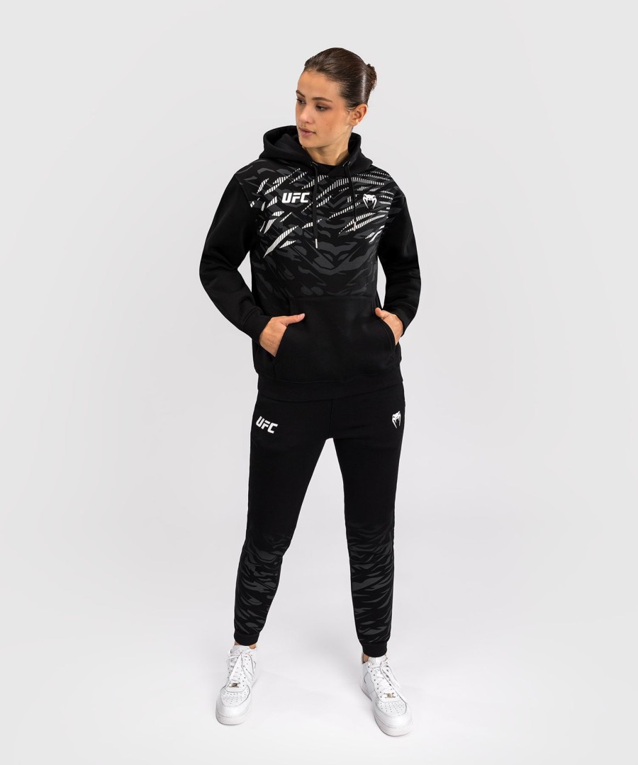 ufc fusion by venum women replica pullover hoodie - black