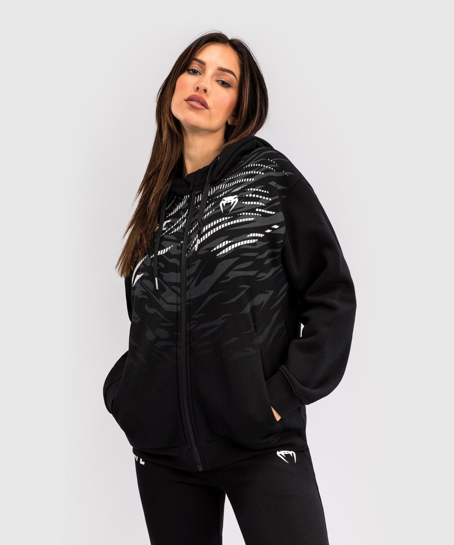 ufc fusion by venum women replica zip hoodie - black