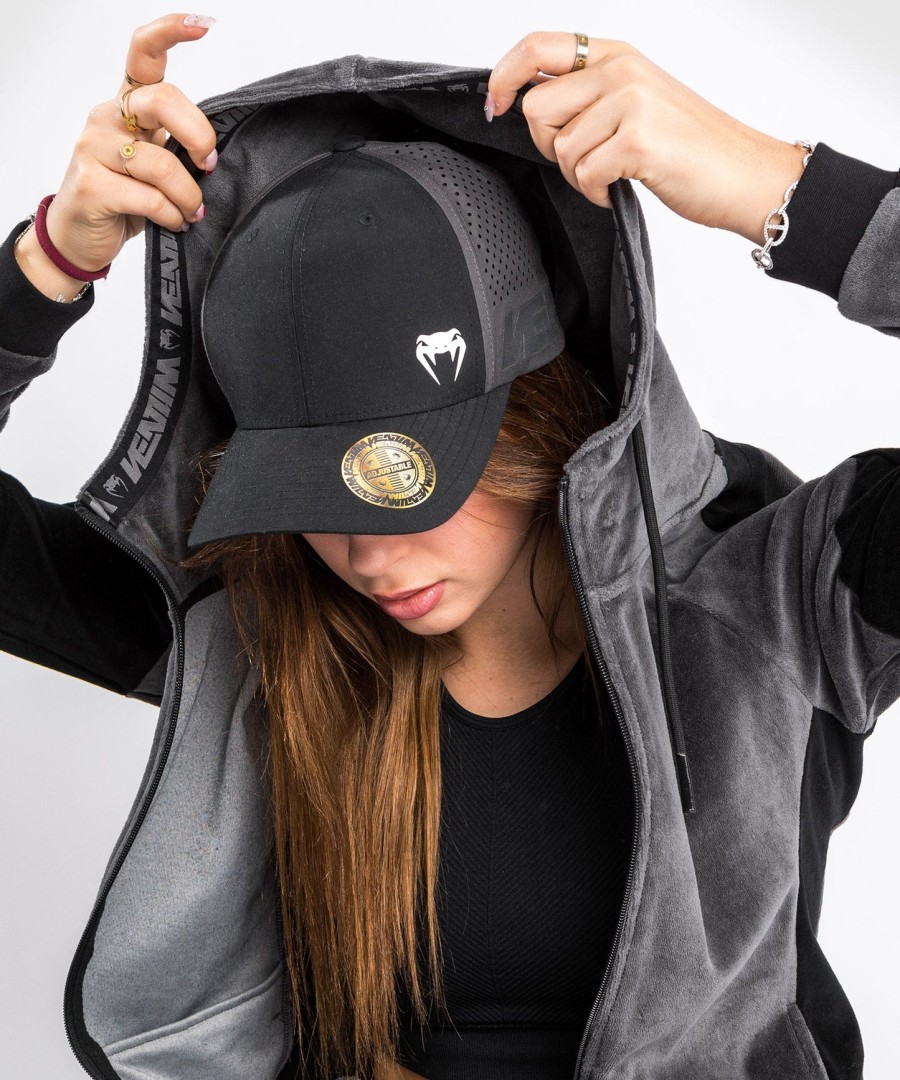 venum camoline 2.0 velvet track jacket - for women - greyblack