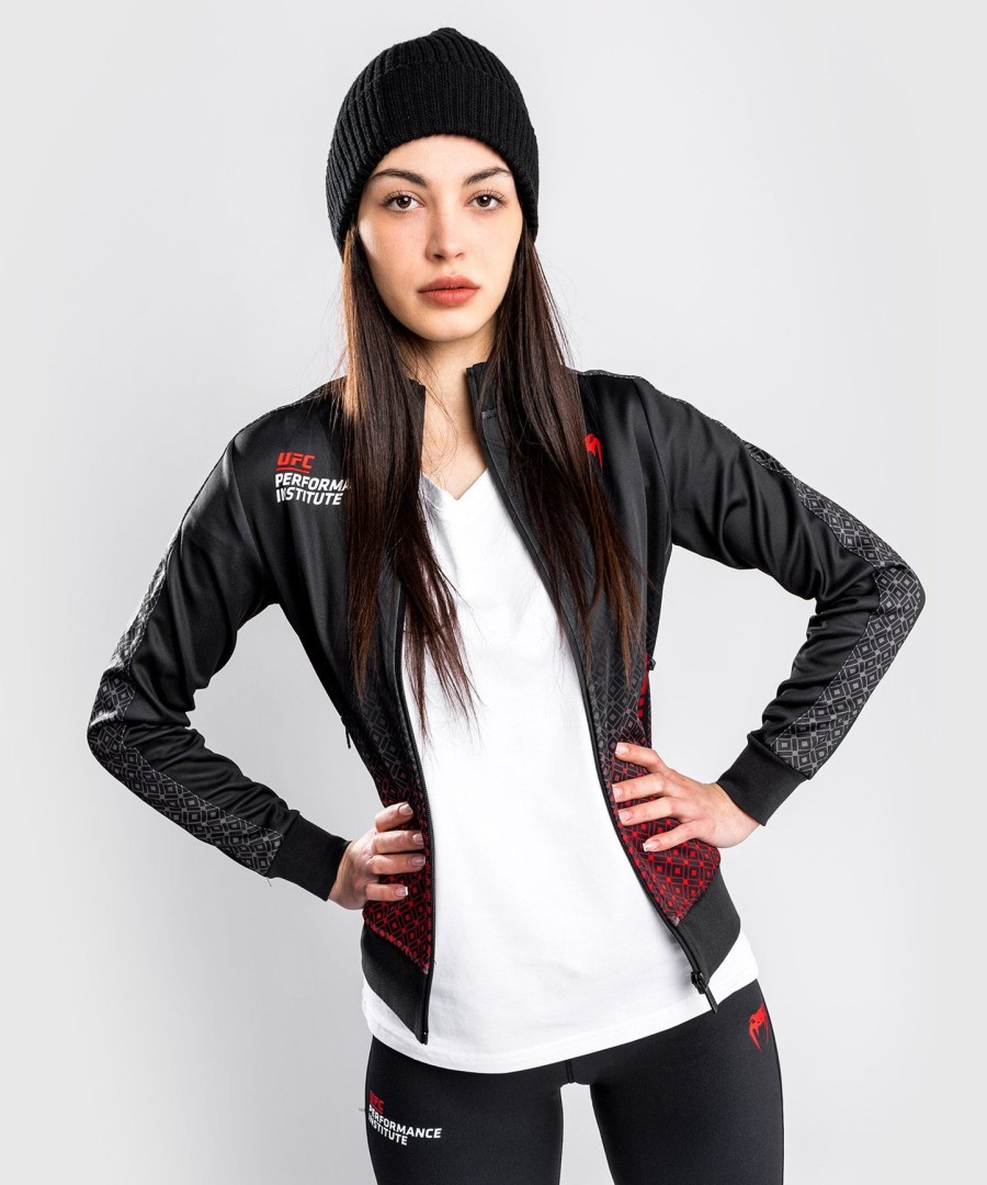 ufc venum performance institute track jacket - for women - blackred