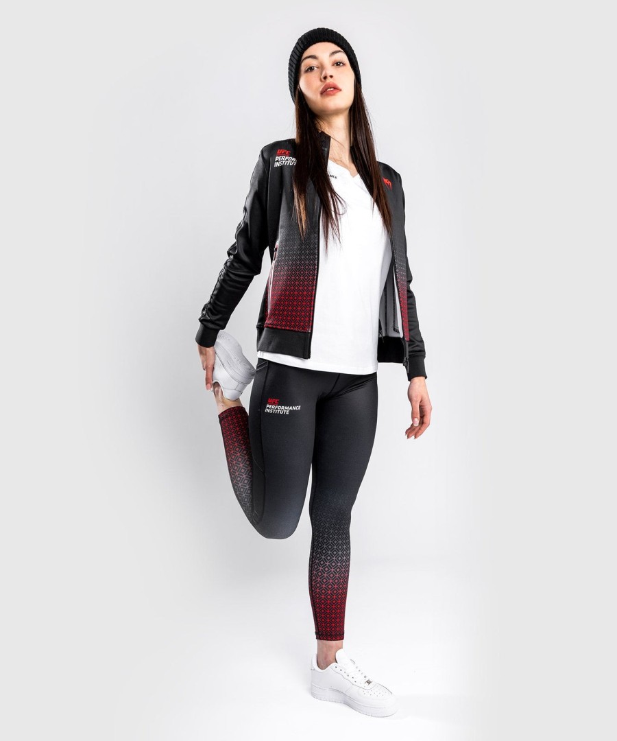 ufc venum performance institute track jacket - for women - blackred