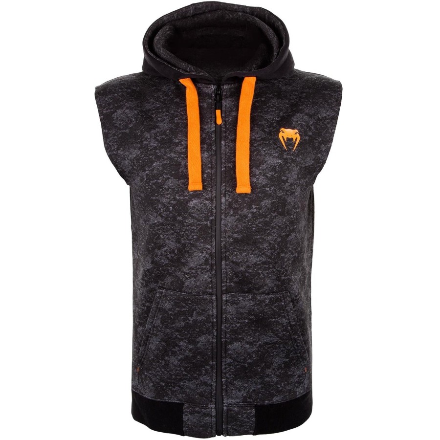 venum tramo sleeveless hoodie - blackgrey