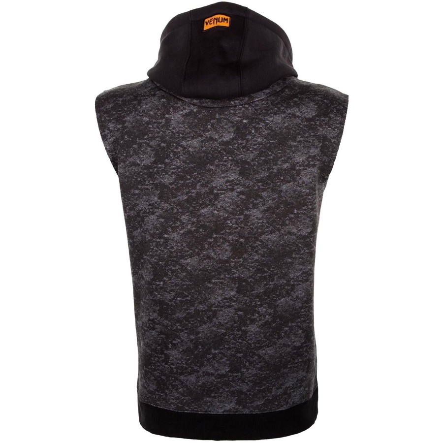 venum tramo sleeveless hoodie - blackgrey