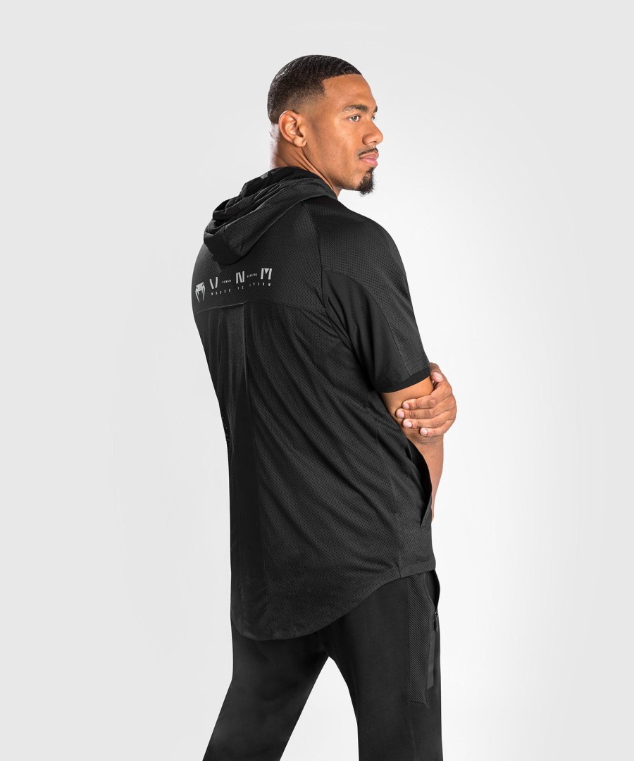venum electron 3.0 dry tech jacket - short sleeves - black