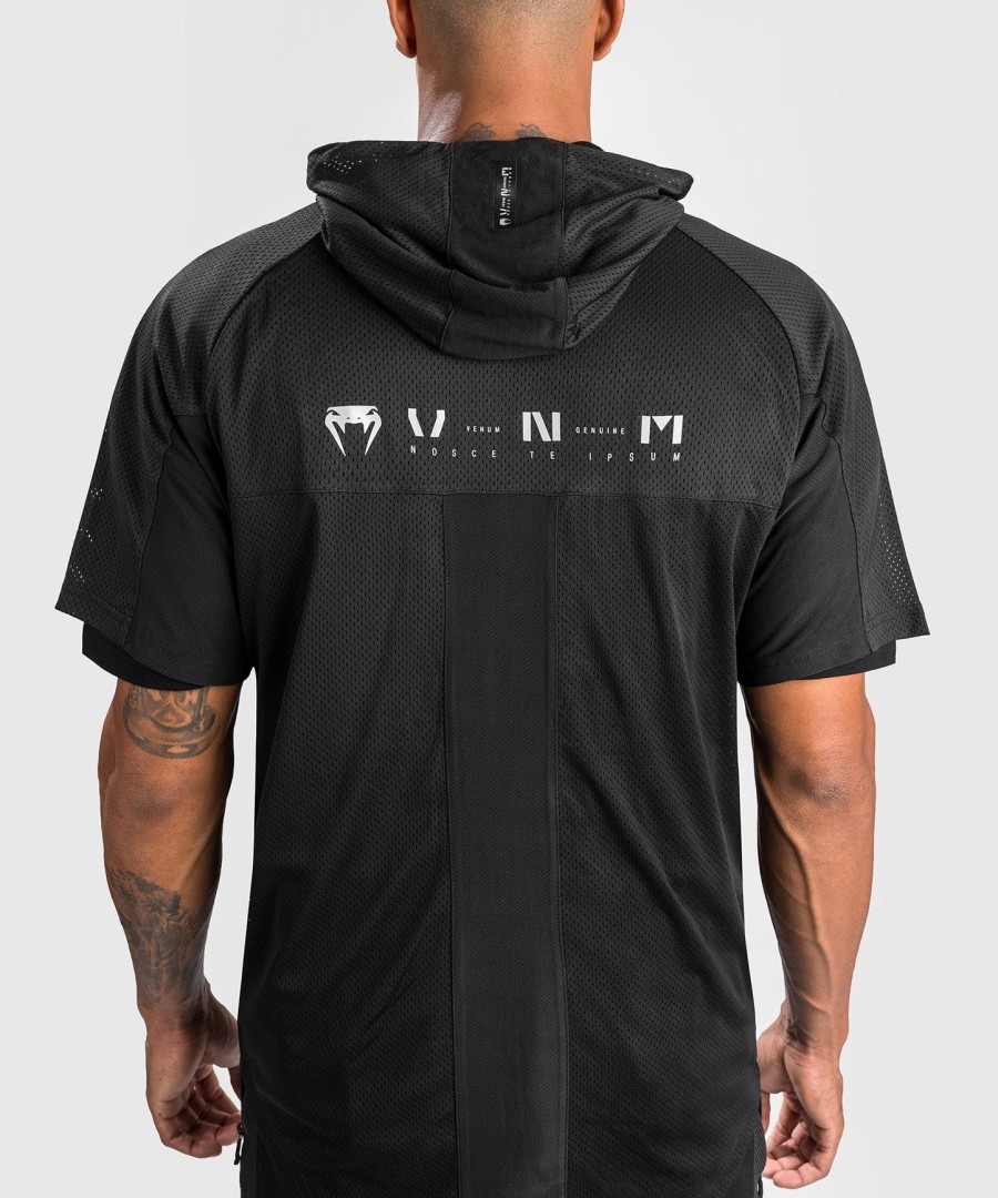 venum electron 3.0 dry tech jacket - short sleeves - black