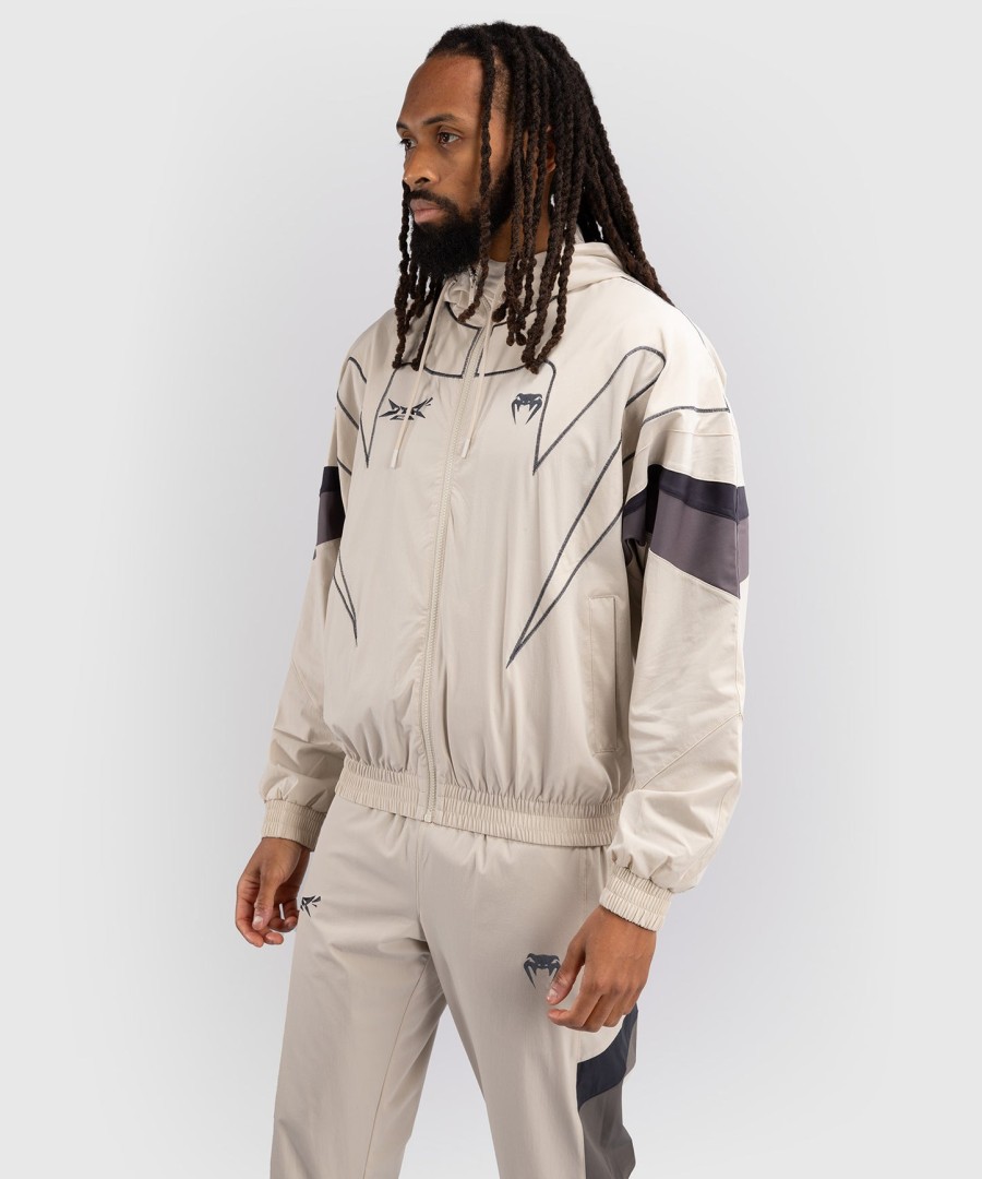 venum x dtr fight attack 90 tracksuit jacket - off-white