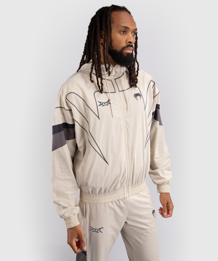 venum x dtr fight attack 90 tracksuit jacket - off-white