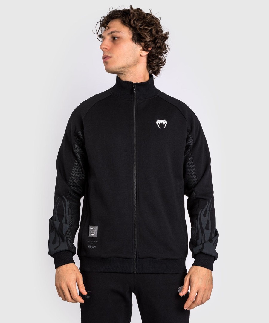 venum x dodge demon 170 men full-zip jacket - black